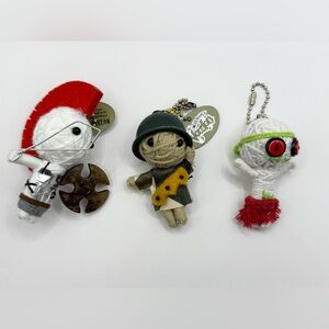 Watchover Voodoo Doll Spartan and Army Keychains Walking Thread Zumbies